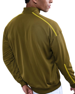 Мужская теннисная кофта Nike Court Heritage Tennis - olive flak/saffron quartz