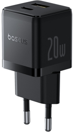 Зарядное устройство Baseus Palm USB Type-C, USB черный