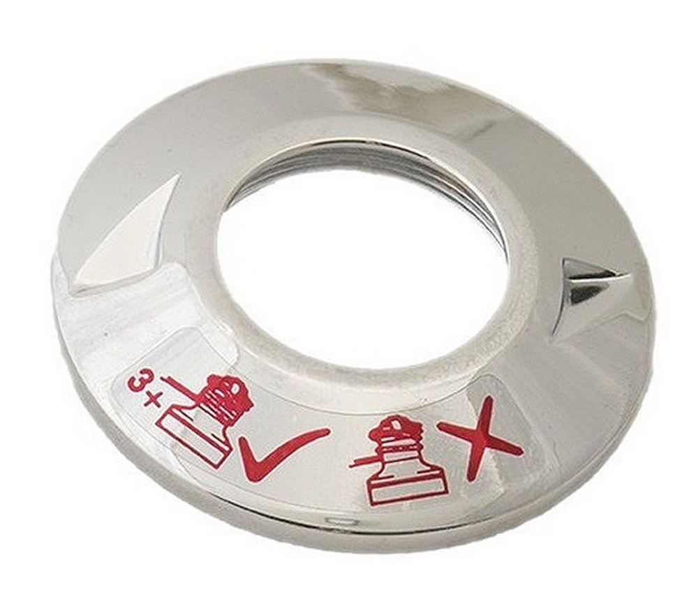 Верхняя гайка с прокладкой для шкотовых лебедок 28-54ST, хромированная (арт. Lewmar 48000444) (10260093)