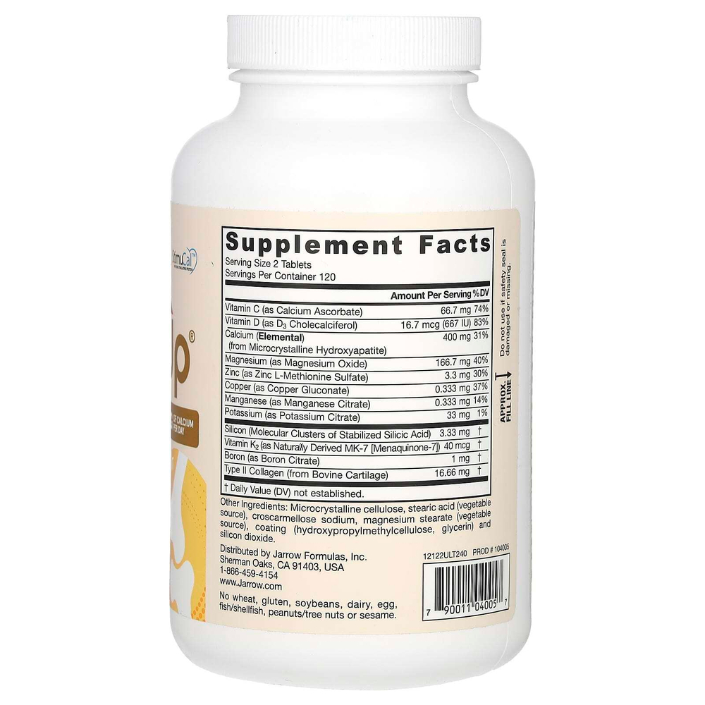 Jarrow Formulas, Ultra BoneUp, 1200 мг, 240 таблеток