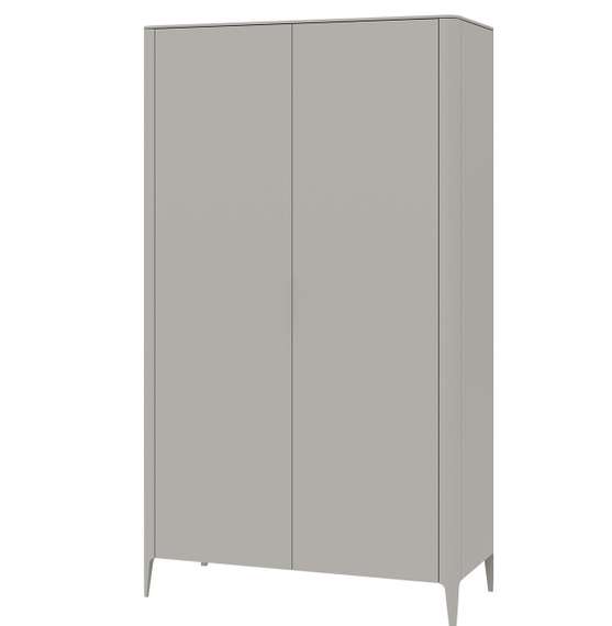 Шкаф Type 2-х створчатый 210х120 см (серо-бежевый)