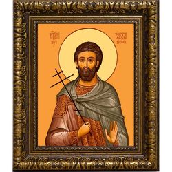 Савва Готфский, Муссовский (Валахийский) мученик. Икона на холсте.