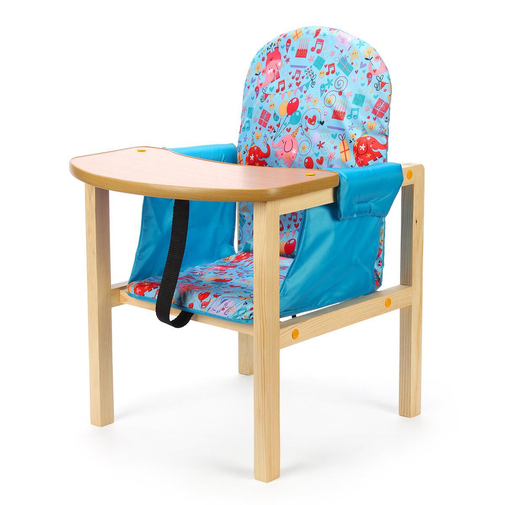 Стол-стул для кормления "Бутуз" голубой (Сенс-М)