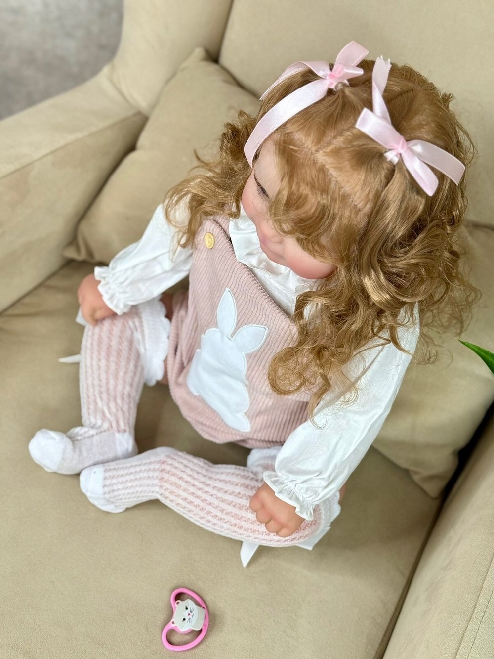 Кукла Реборн мягконабивная 60см (FA-962)