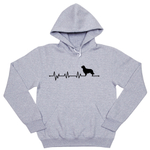 Толстовка "Голден ретривер - сердечный ритм"