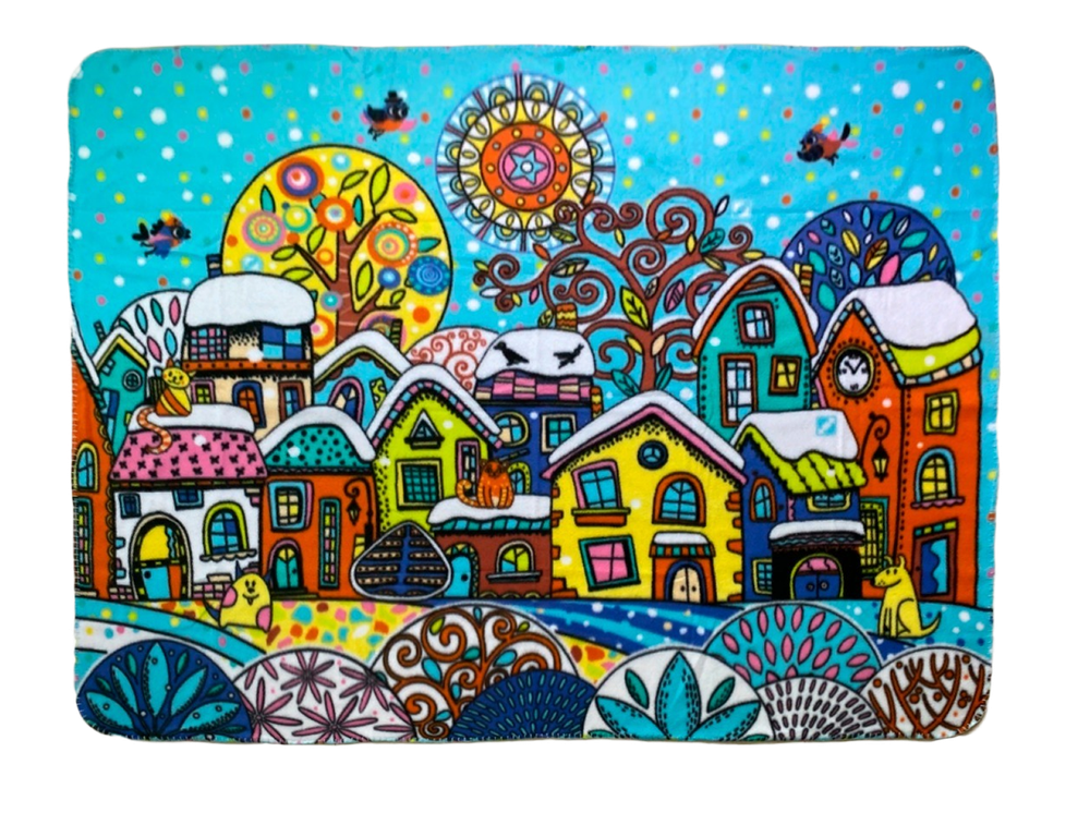 Детский новогодний подарок с символом года "Яркий городок"