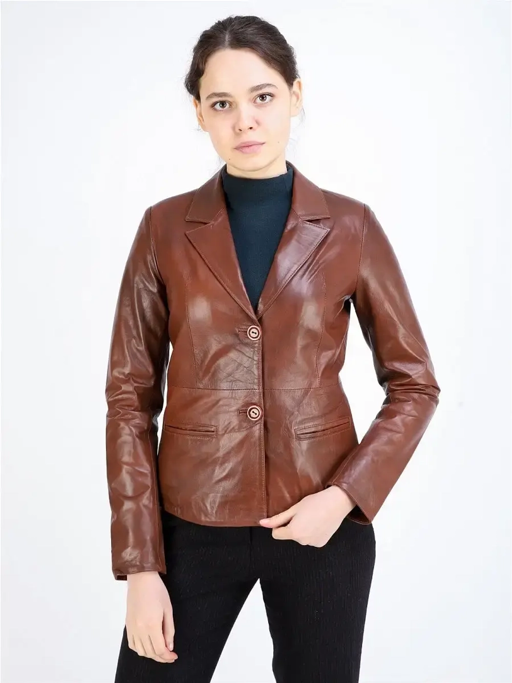 Куртка женская из натуральной кожи