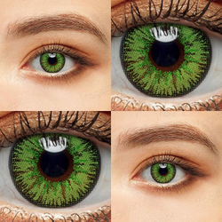 Линзы зеленые