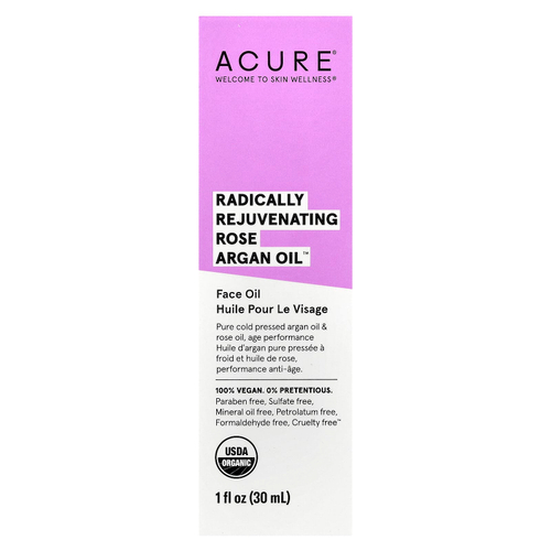 ACURE, Radically Rejuvenate, масло розы и арганы, 30 мл (1 жидк. унция)