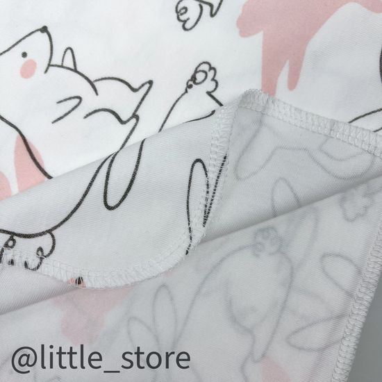 Пеленка хлопковая "Маленький зайчонок"