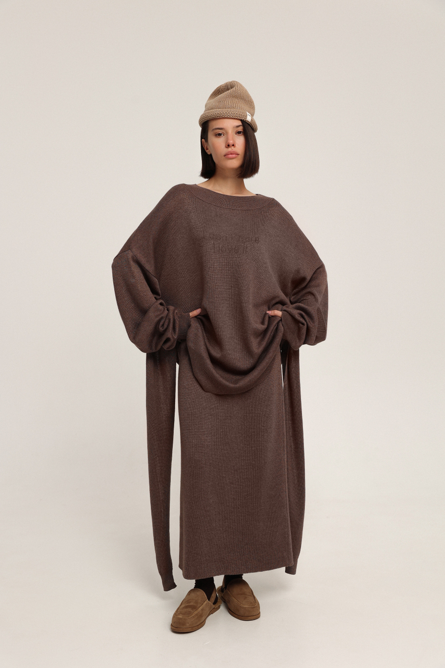 Юбка вязаная