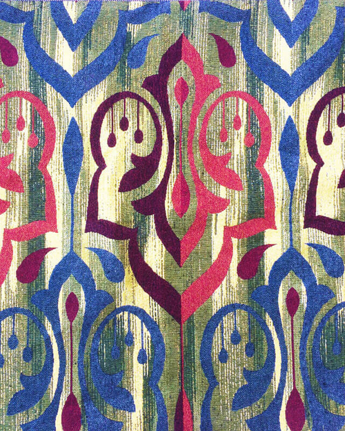 Гобелен в восточным орнаментом Икат ширина 140 см