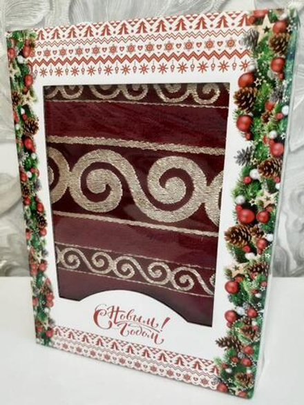 Полотенце махровое в подарочной упаковке, 100% хлопок, Узбекистан.