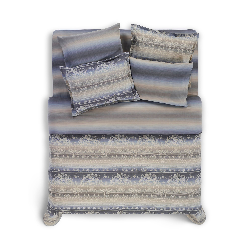 Наволочка декоративная 50х70 Hamam Antique серо-голубая