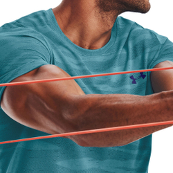 Мужское теннисное поло Under Armour Seamless Wave Men - Blue, Turquoise