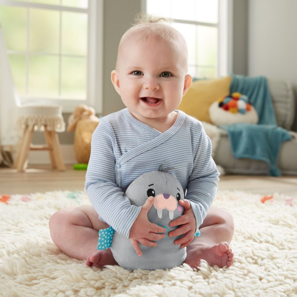 Игрушка антистресс Mattel Fisher-Price Морж, GRT91