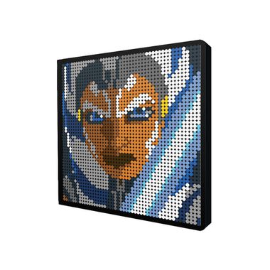 Набор для творчества Wanju pixel ART картина мозаика пиксель арт - Асока Джедаи Звездные Войны Star Wars Ahsoka Tano 2603 детали круглые M0003