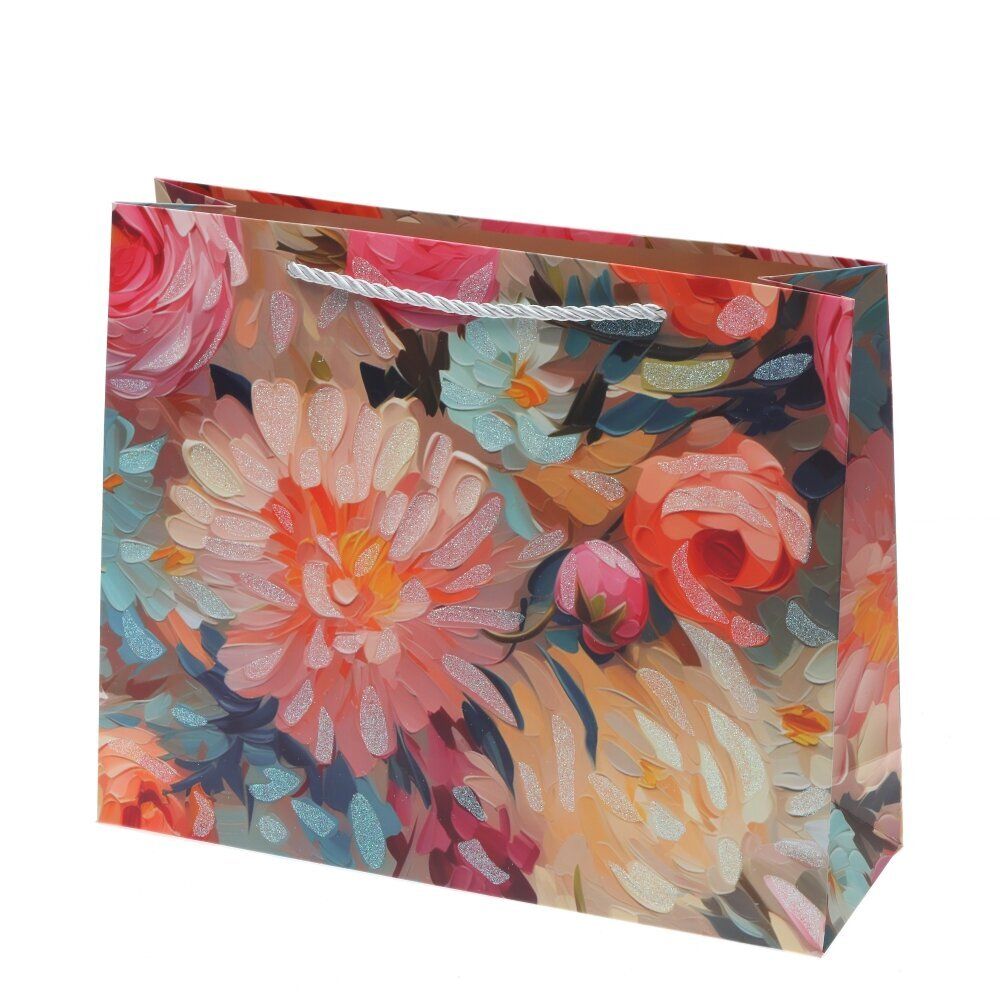 GAEM Пакет подарочный (бумага 210г/м2, блок 12шт), L32 W10 H26 см, 4в.