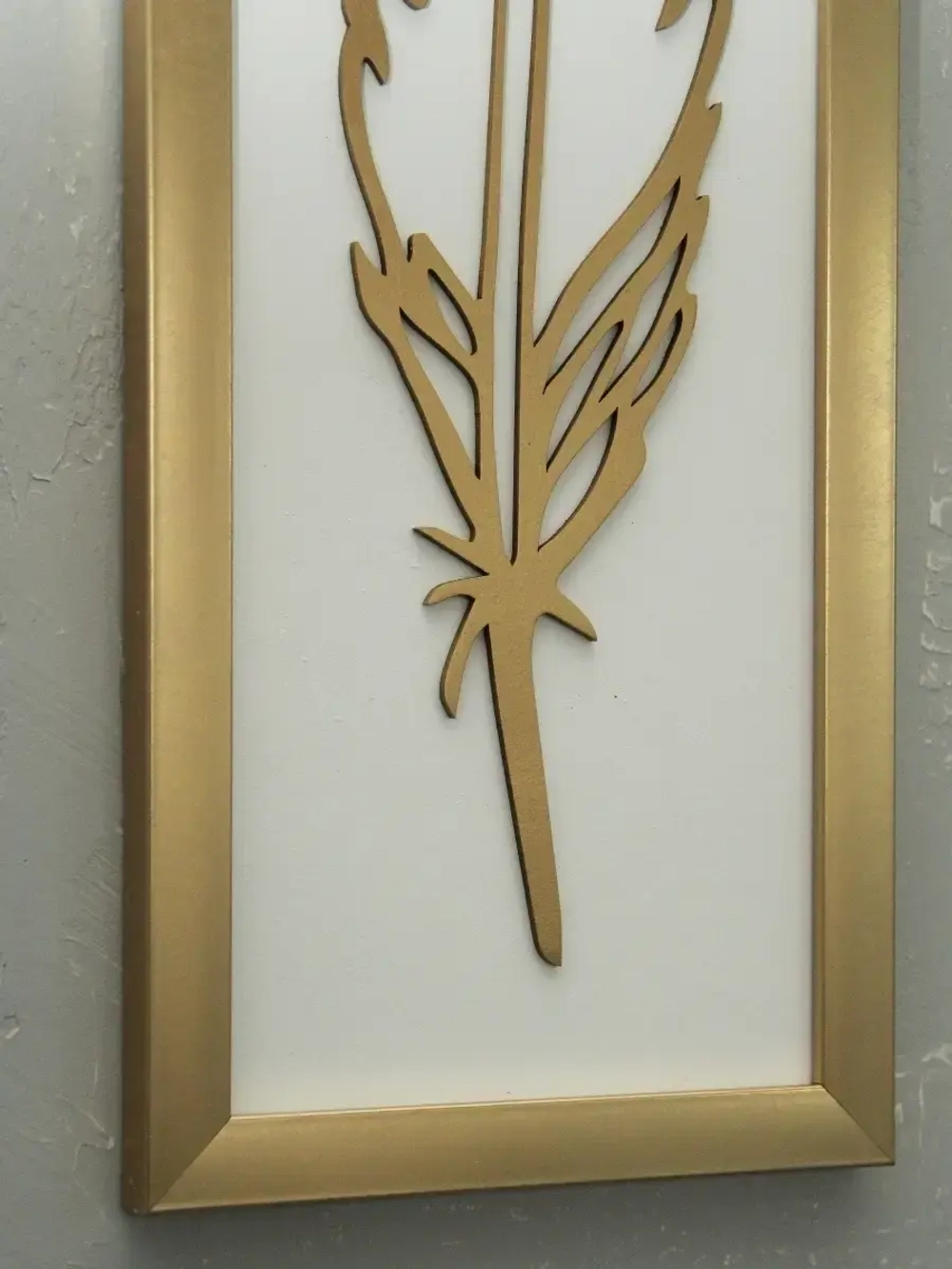 Декор настенный "Перышко" 19*54 см