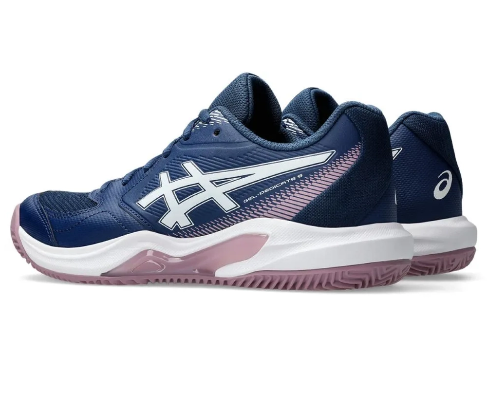 Женские Кроссовки теннисные Asics Gel-Dedicate 9 Clay - independence blue/white