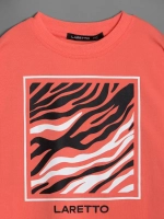 Летний костюм для девочки с лосинами