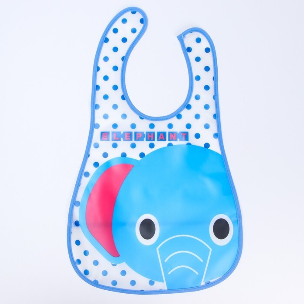 1890561 Нагрудник с карманом для мальчика, непромокаемый, на липучке, цвета МИКС