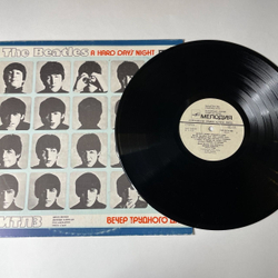 Винтажная виниловая пластинка LP The Beatles Битлз A Hard Day's Night Вечер Трудного Дня (СССР 1986)