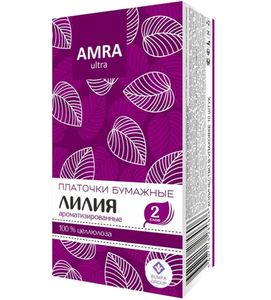 БУМАЖНЫЙ ПЛАТОК AMRA ЛИЛИЯ 10ШТ
