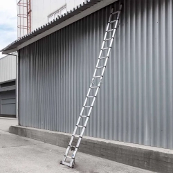 Лестница-стремянка телескопическая алюм. бытовая 2.5+2.5м (8+8 ступ.) Scheppach Sch-UP250-M