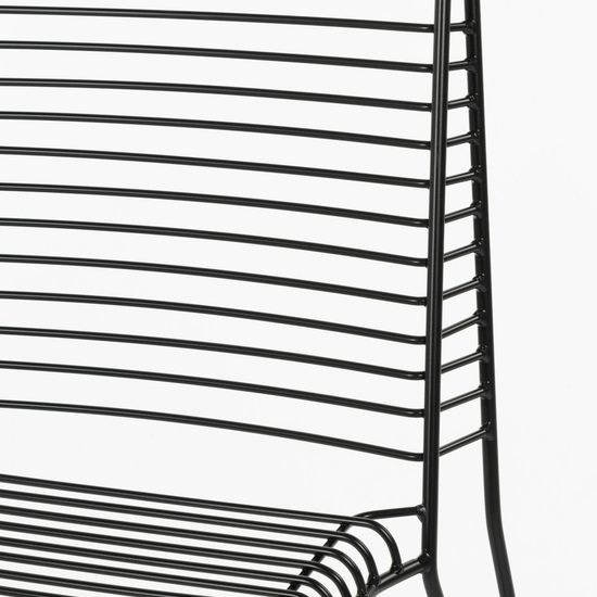 Стул Lugne черный металлический 