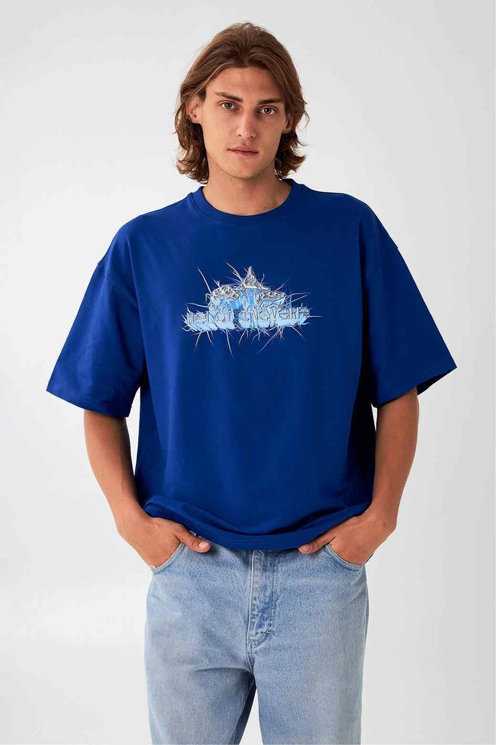 Футболка HELGI INGVARR Боровички Синяя