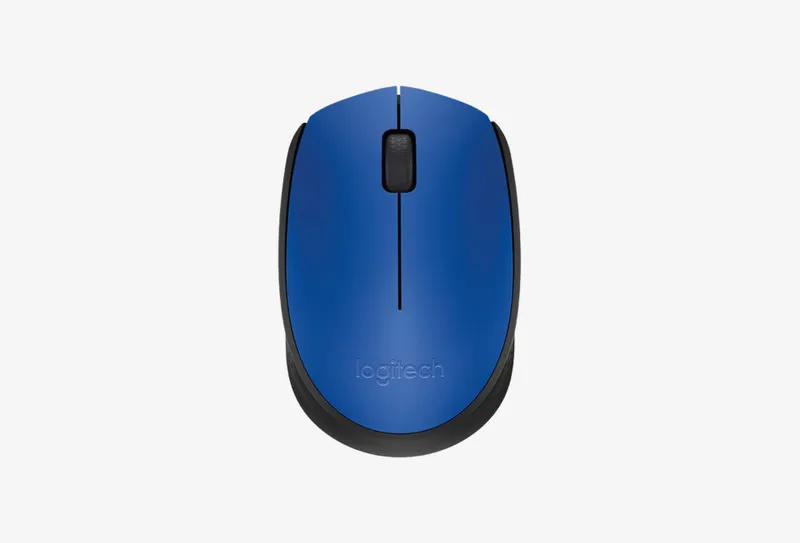 Мышь радиоканал Logitech Logitech M171 синий
