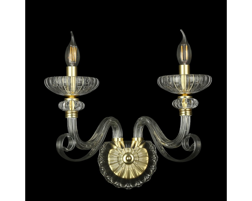 Настенный светильник Newport ANNETTE 8622/A mat.soft gold clear, М0071532