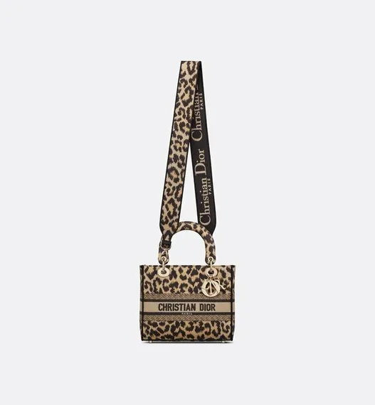 Сумка Dior Lady D-lite, модель среднего формата, женская, бежевый