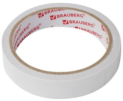 227268 Двухсторонняя клейкая лента 19ммх10м Б/О BRAUBERG 227268