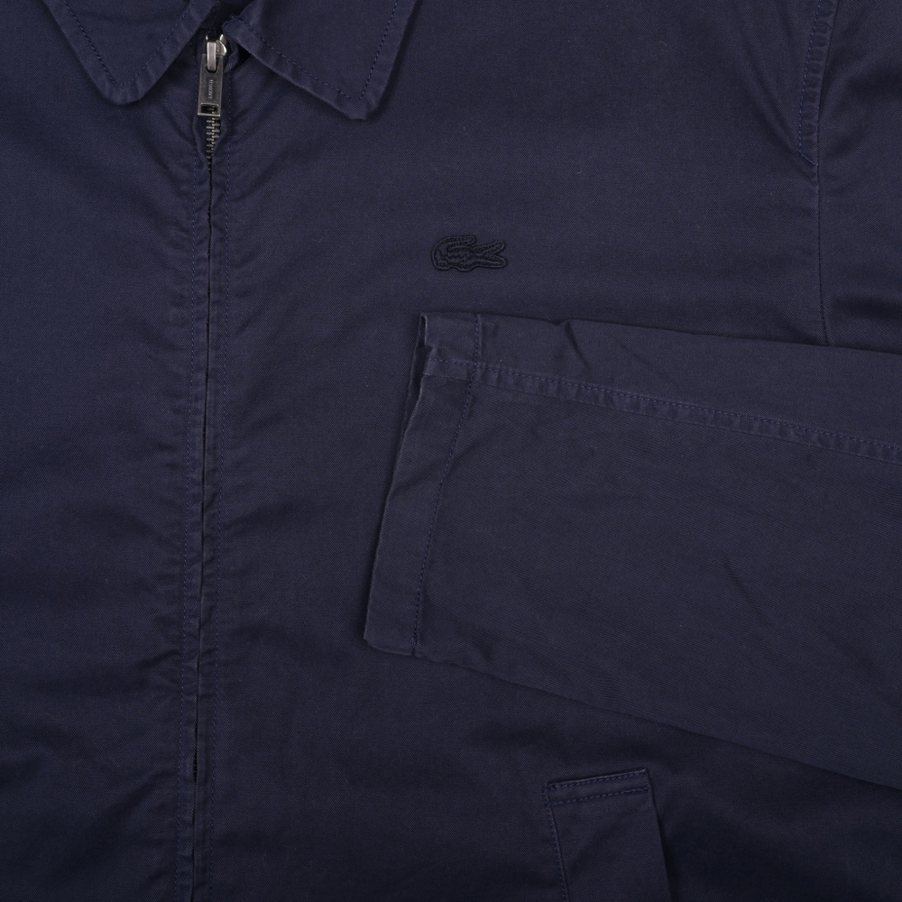 Легкий темно-синий харрингтон Lacoste с монотонным лого, XXL