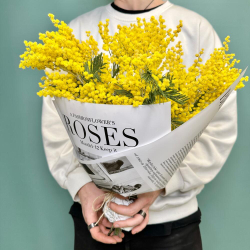 «Аромат весны» Букет мимозы