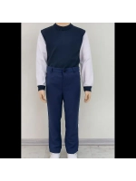 Брюки школьные классические для мальчика синие