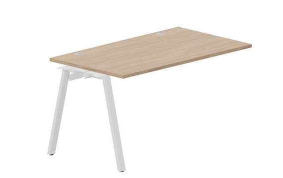 стол Arena 1380х780х750мм (2 громмета) - приставной элемент