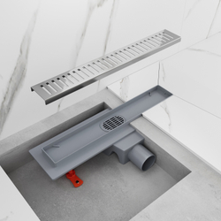 Душевой трап (лоток) EWRIKA 8600540 40 см, с сифоном