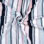 Флам с рисунком, 100% хлопок, 165 гр/м2, белый/т.синий (20176)