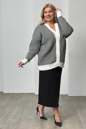 Цена на Кардиган-6344 больших размеров