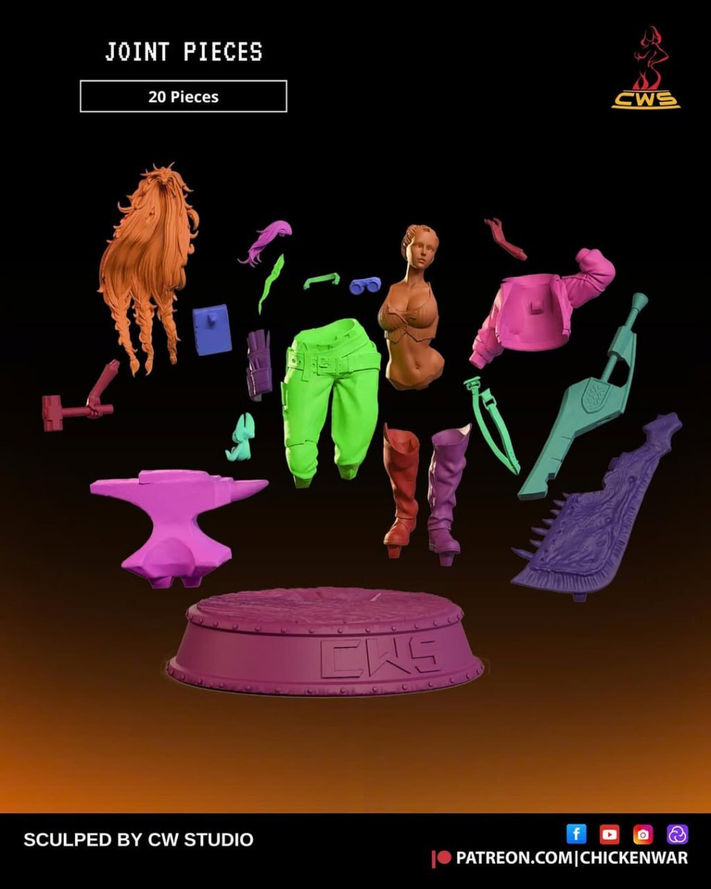 Джемма монстер хантер Фигурка NSFW Gemma Monster Hunter Wilds