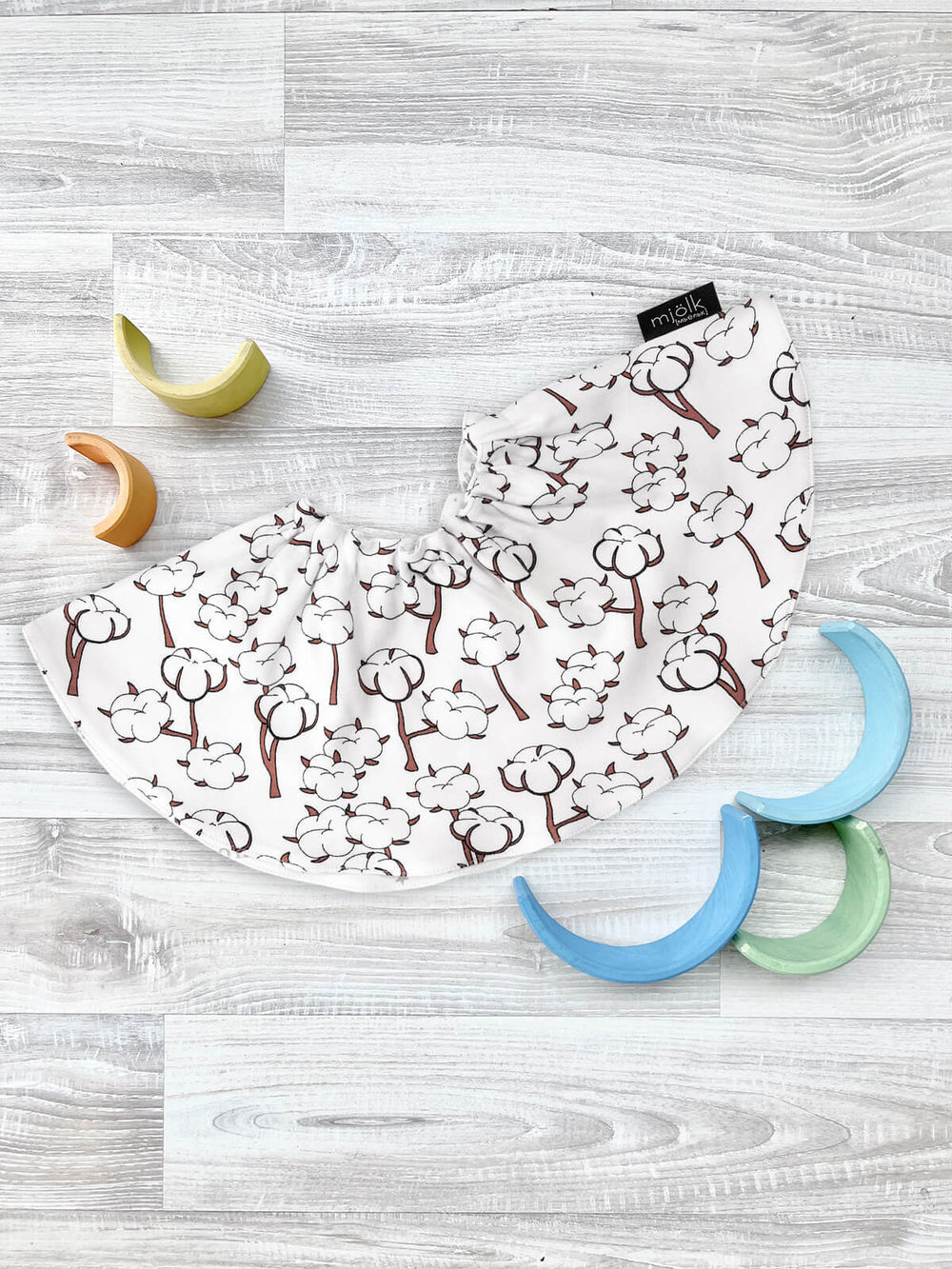 Двусторонний нагрудник Mjölk Хлопок