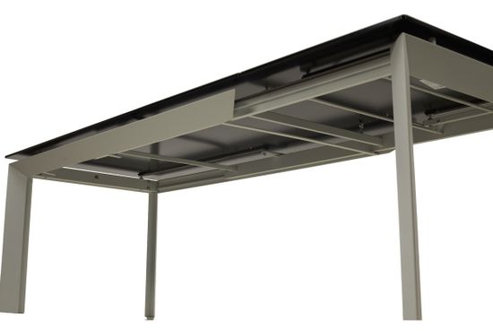 Стол CREMONA 180 KL-99 Белый мрамор матовый, итальянская керамика / белый каркас