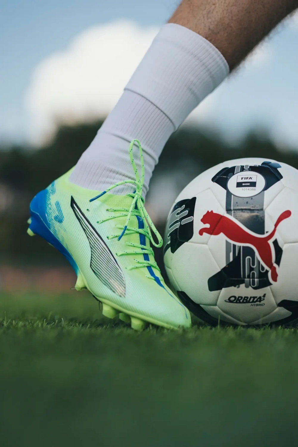 Бутсы Puma Ultra 5 Ultimate FG/AG - зеленый