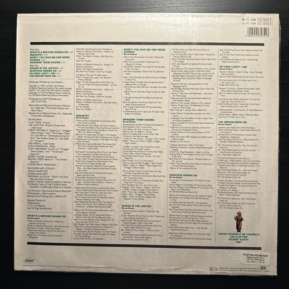 Lee Clayton - The Dream Goes On (Европа 1981г.)