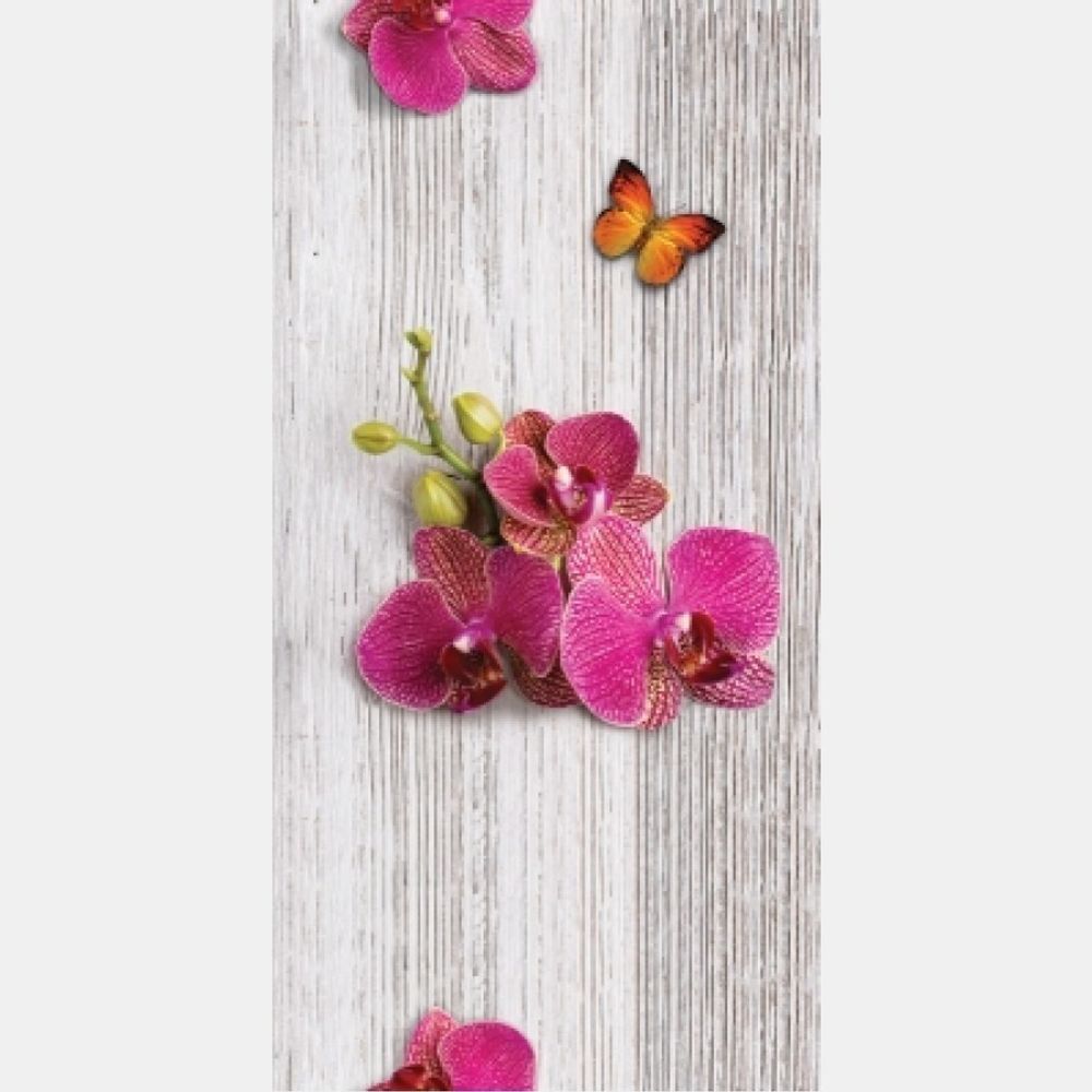 ПВХ панель Орхидея с бабочкой