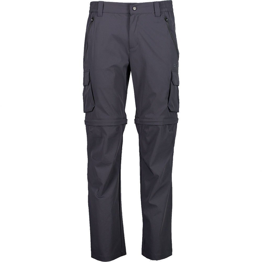 Брюки мужские CMP Men's zip-off stretch trousers with Cargo Pockets, артикул 31T5627,  цвет  antracite (U423)