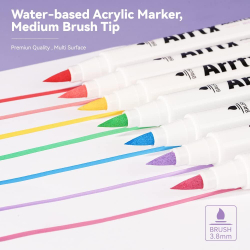 Arrtx акриловые маркеры, 30 шт, Pastel 30A